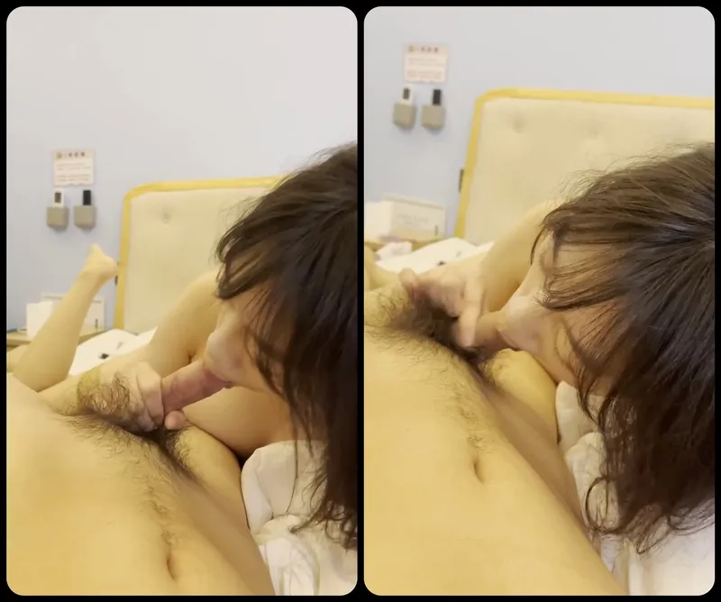 Em người yêu ngoan mút láp cặc bự của anh